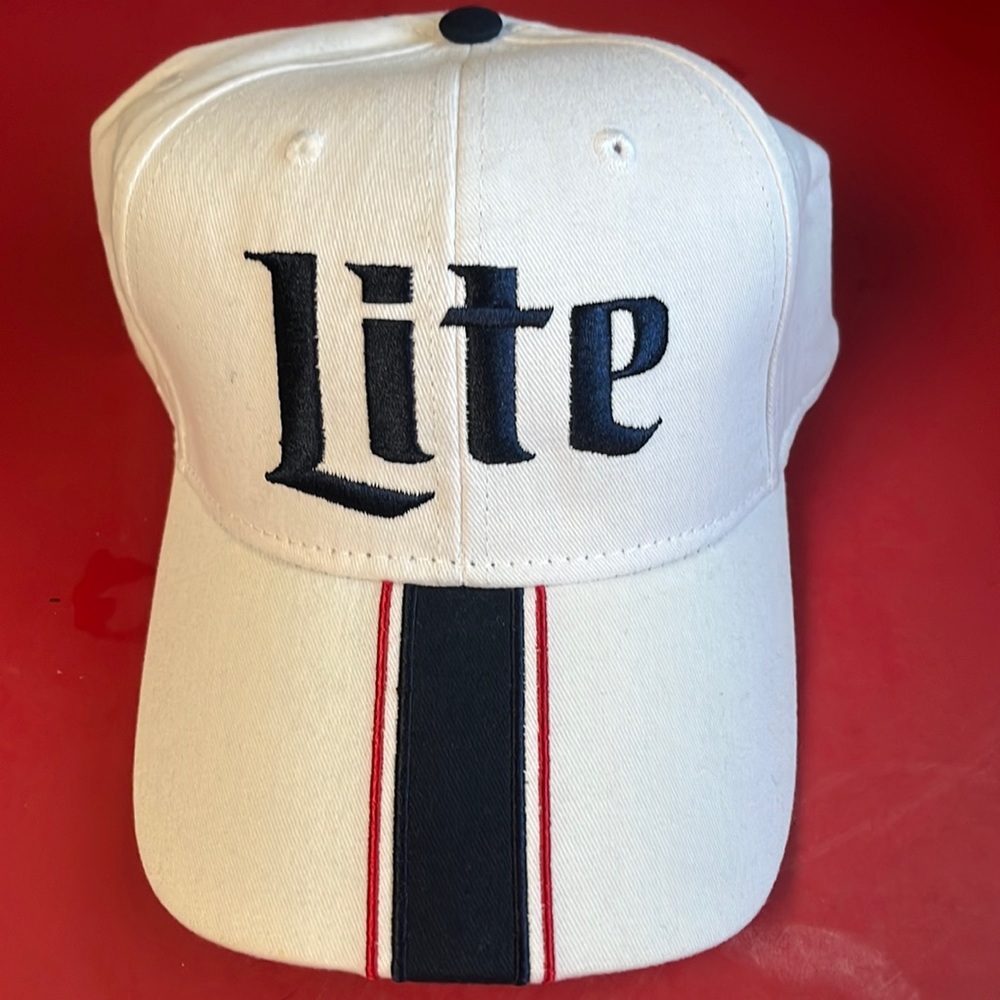 Miller lite hat.